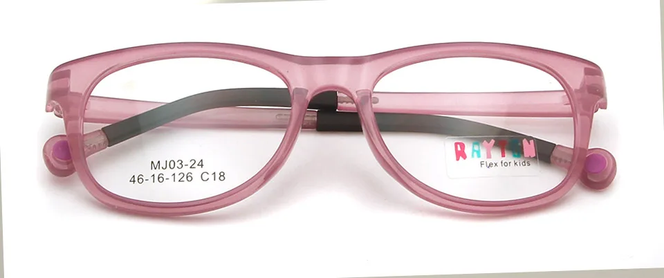 Милые гибкие оправа для детских очков сверхлегкие Tr90 овальные оптические оправы для мальчиков и девочек, детские очки для близорукости, ультралегкие очки - Frame Color: child glass PURPLE