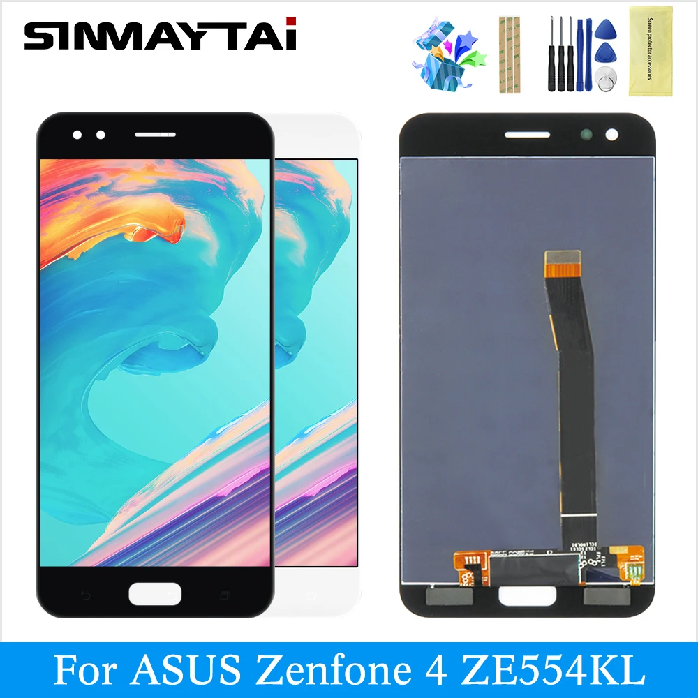ЖК-дисплей для ASUS ZenFone 4 ZE554KL 2017 панель дигитайзер сенсорный экран Запасные части