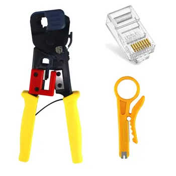 

Compact LAN Network Tool Kit 3pcs,7pcs,9pcs,10pcs set Network Installation Tools Cable Tester Crimper Stripper Tool Bag Set