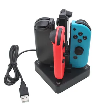 

Charging Dock For Nintend Switch Controller LED Charger For Nintendo Switch Joy Con Charge Stand 1021#2