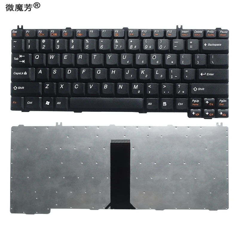 

US steel plate Black New English Replace laptop keyboard For Lenovo 14001 14002 F41 E23 F31 E42 Y510 E41 C460 N220G N440A N220