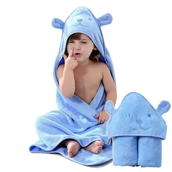 

Baby Newborn Bath Towel Comfortable Soft Baby Hooded Bathrobe Cute Animal Beach Cotton Toddler Towel Kids Babies Blanket