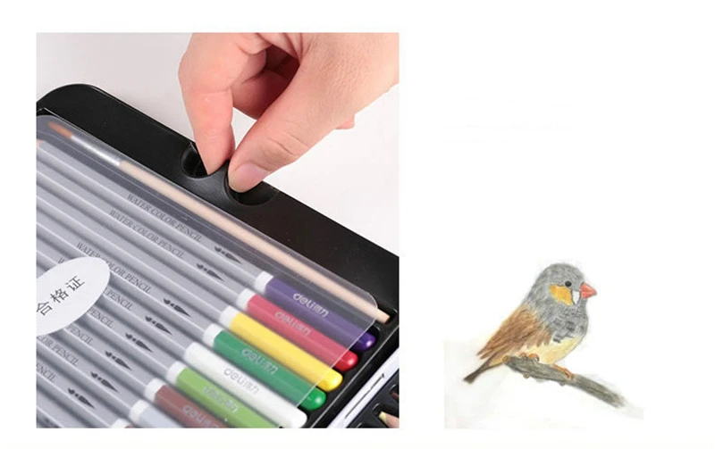 72Colors Safe Non-toxic Indonesia Lead Watercolor Pencils,Watercolor Pencil Art Set,Watercolor, Writing Drawing Art Supplies, 3mm Core (8)