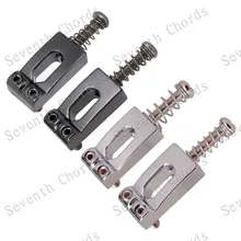 6 шт./лот Черный Серебряный электрогитары с тремоло-Бридж струны вогнутые седла аксессуары для гитары запчасти музыкальный инструмент