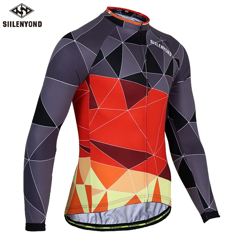 color 7 Siilenyond, новинка, профессиональная велосипедная Джерси, Зимняя Теплая Флисовая форма, Майо Ciclismo Invierno, велосипед, Mtb, Мужская велосипедная одежда - Цвет: color 7