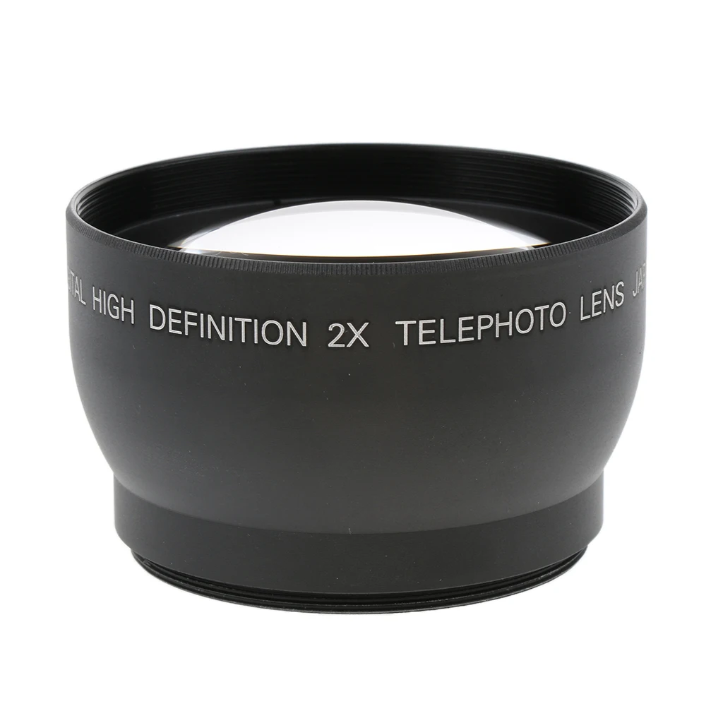 Металлический 52 мм 2x телеобъектив для Canon Pentax Olympus Fujifilm Panasonic sony камеры и больше DSLR камер