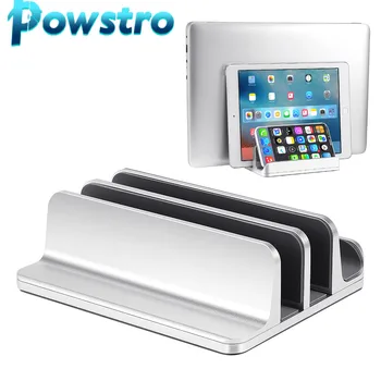 

Vertical Laptop Stand For Macbook Air Pro Desktop Double Desktop Stand Holder With Adjustable Dock Anti-Slip Vertical Holder