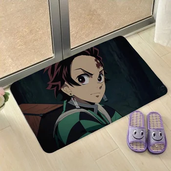 

Anime Demon Slayer Home Floor Mat Carpet Bathroom Non-slip Bath Mat Toy Gift