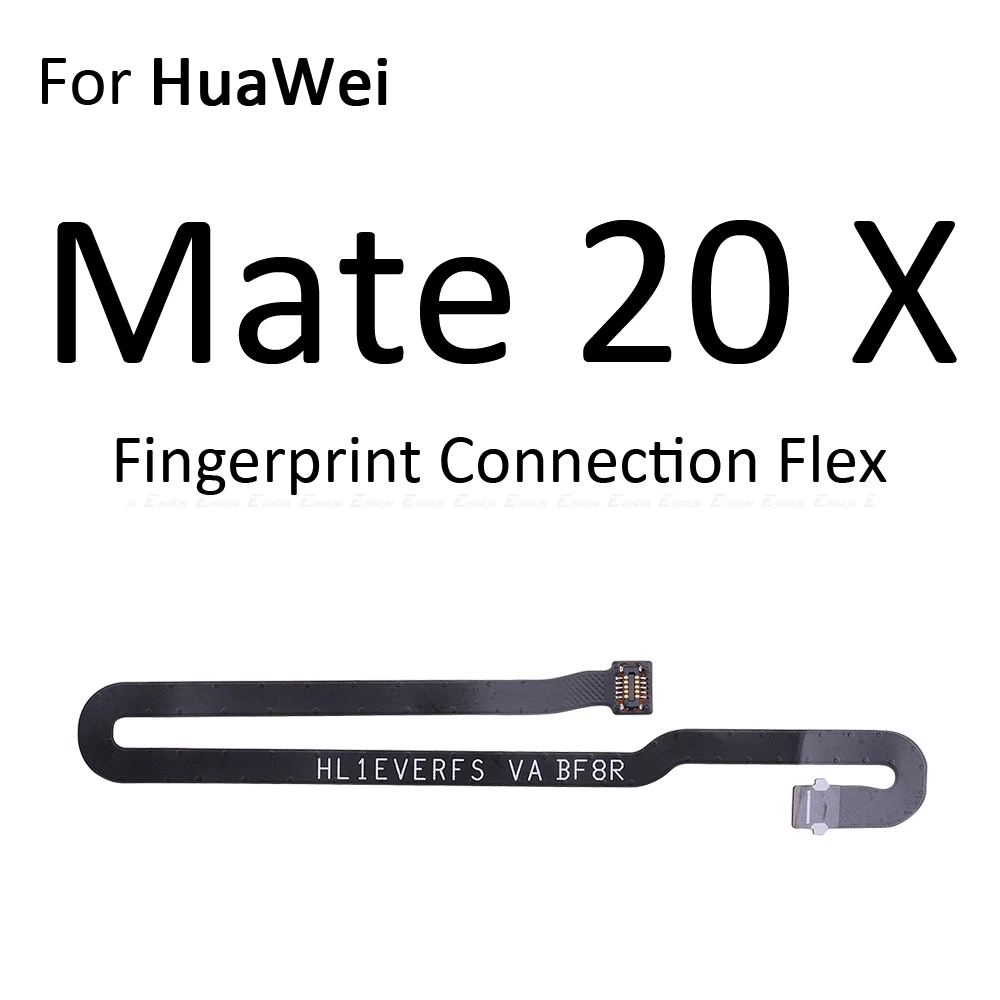 Кнопка возврата домой ключ сканер отпечатков пальцев разъем гибкий кабель Touch ID для HuaWei mate 20 Lite X 20X P Smart Plus