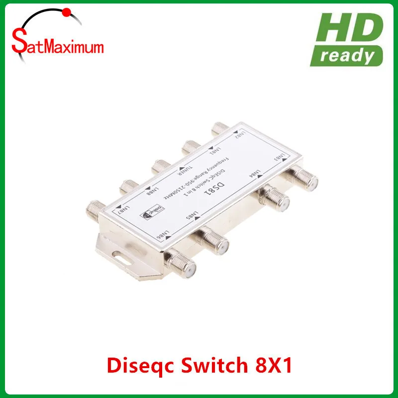 8x1 DiSEqC переключатель 8 в 1 спутниковый LNB мультикоммутатор