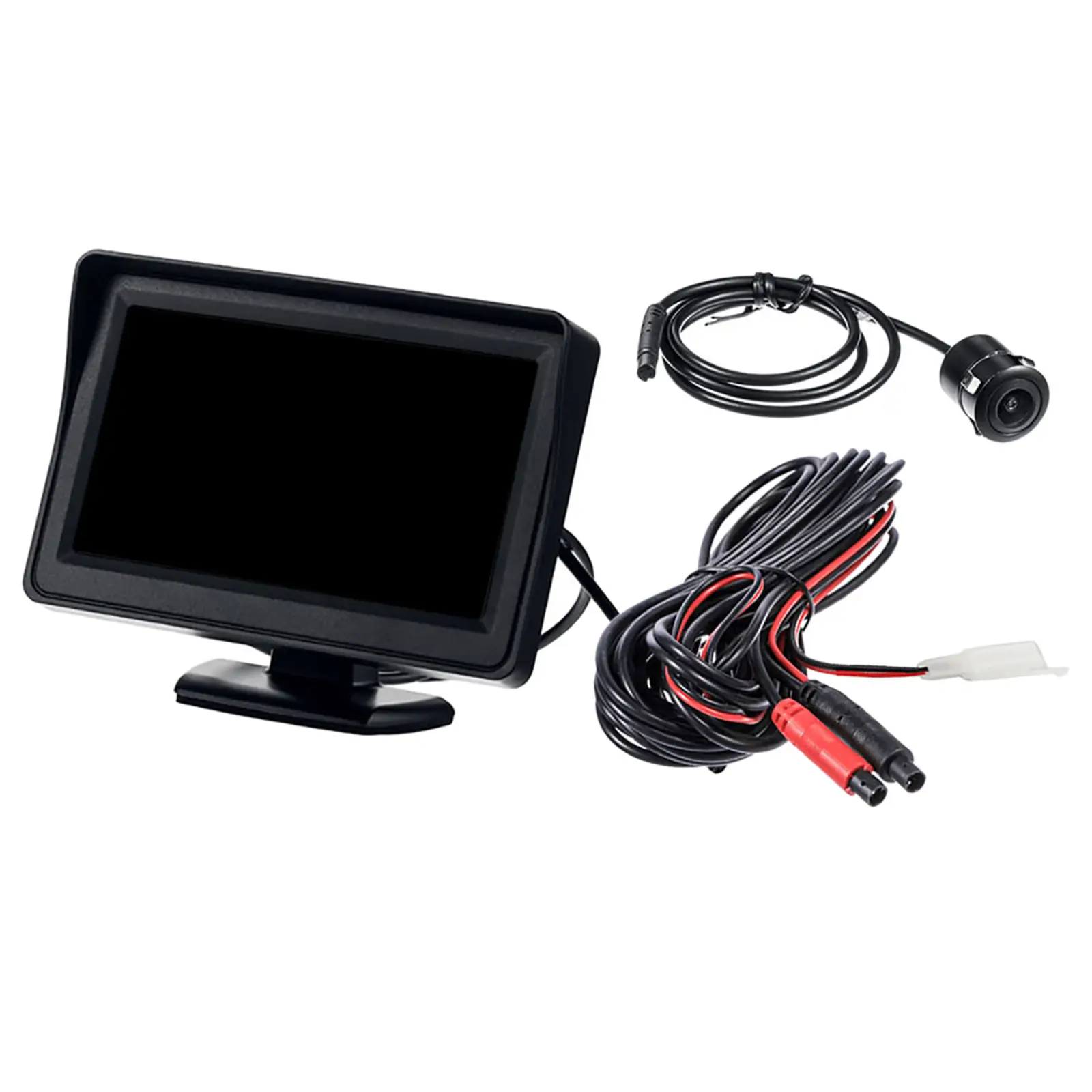 

5 inch Rear View Camera Reverse Assistance Camera Equipment Backup Front Color HD Lens Car Monitor