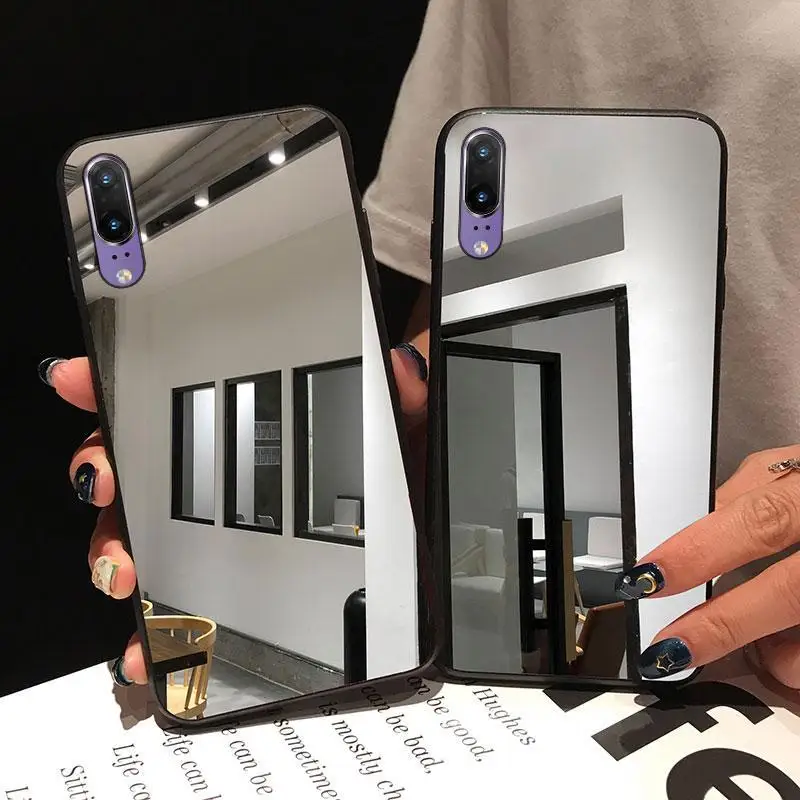 Чехол для телефона huawei P30 P20 Pro mate 30 Lite Honor 20 10 Lite 8A 8C 8X 9X 7C 7A Pro P Smart модный зеркальный чехол из ТПУ
