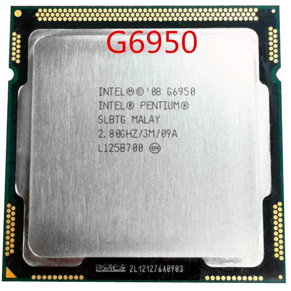 Lot of 4 Intel Pentium G6950 SLBTG 2.8GHz Dual Core Processors 