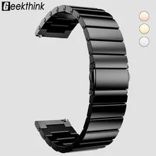 18 мм 20 мм 22 мм Универсальные часы ремешок Нержавеющая сталь Замена ссылка браслет для samsung Шестерни S2 классический S3 Frontier