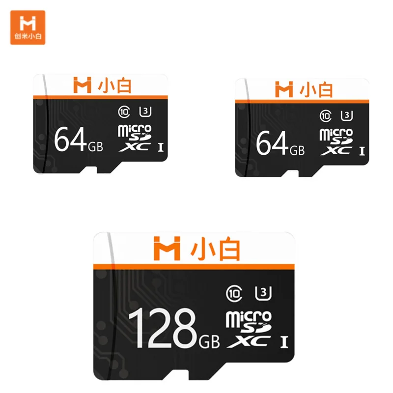 Оригинальная карта Micro SD Youpin Xiaobai 32 ГБ 64 128 макс. 98 памяти класс 10 TF флэш для
