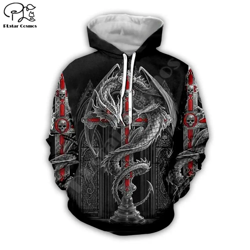 Viking Tattoo 3D Толстовка с капюшоном мужская женская новая модная толстовка с капюшоном с длинным рукавом пуловер стиль-4