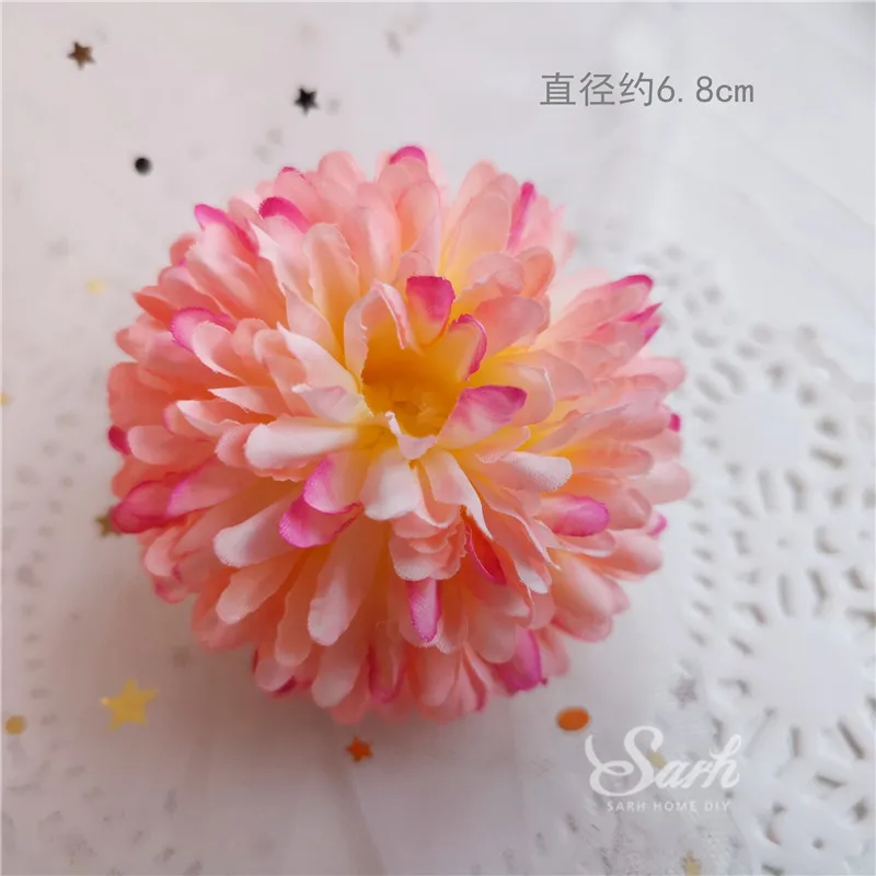 3pc ball flower B Искусственные цветы корзина коллекция торт топперы для свадьбы День рождения украшения юбилей выпечки Suplies Любовь Подарки - Цвет: 3pc ball flower B