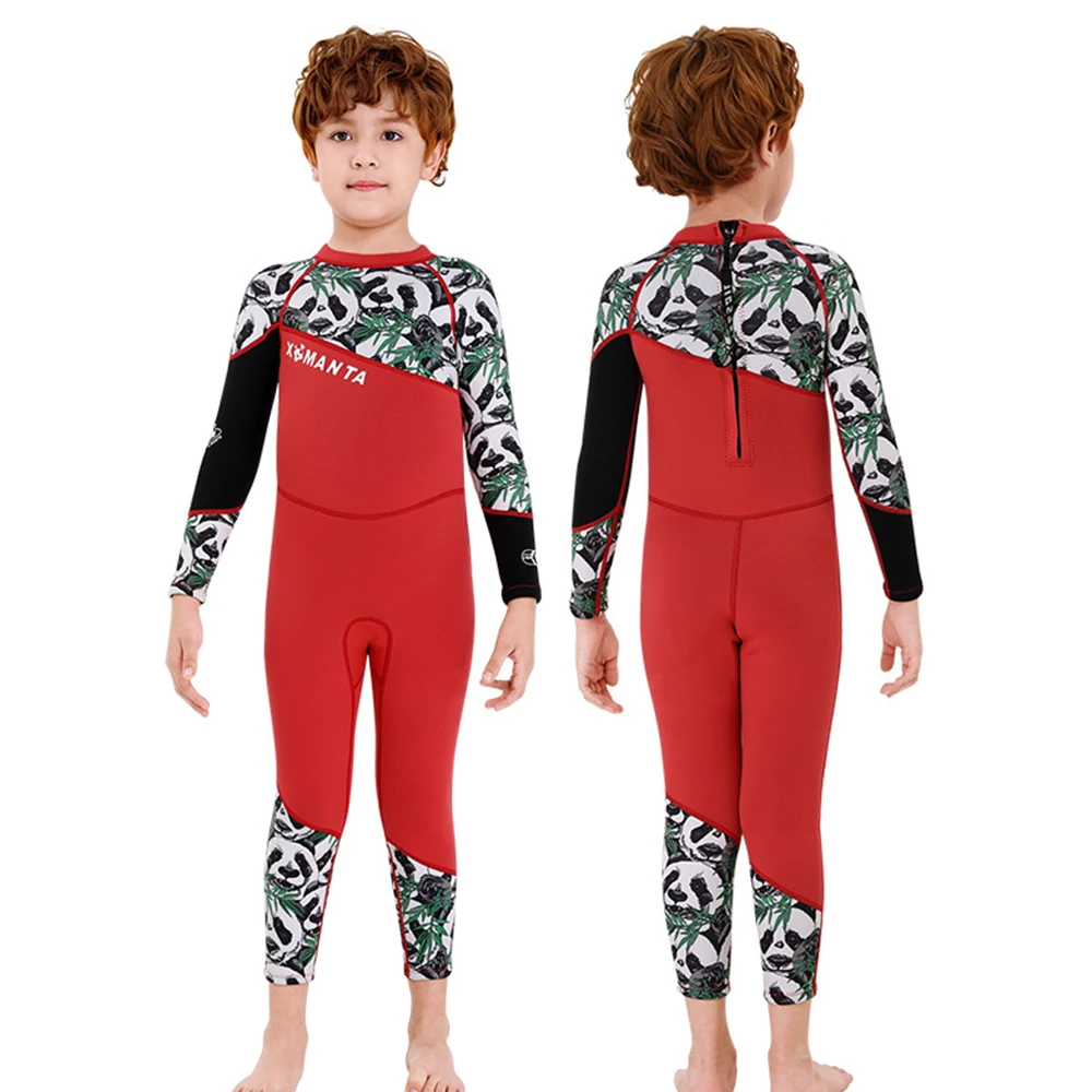 

2.5MM Wetsuit Neoprene Boy Surf Children Rash Guards Swimming Kitesurf Kids Scuba Diving Clothes Windsurf Bathing Suit Swimsuit