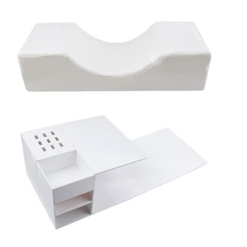 

2 in 1 Eyelash Extensions Pillow Shelf+ Lash Pillow Flannel Salon Lash Pillow Makeup Tools Extension Curve Salon Pillow