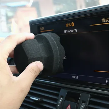 

1PC Car Cleaning Tool Car Waxing Sponge Tire Leather Steering Wheel Car Detailing Cleaning Car Accessories Auto Products For Car