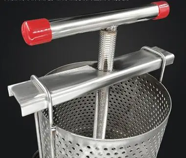 BeesWax Presser Machine Stainless Steel Wax Injection Press Manual Mesh Honey Wax Press Machine Beekeeping Tool honey squeezer