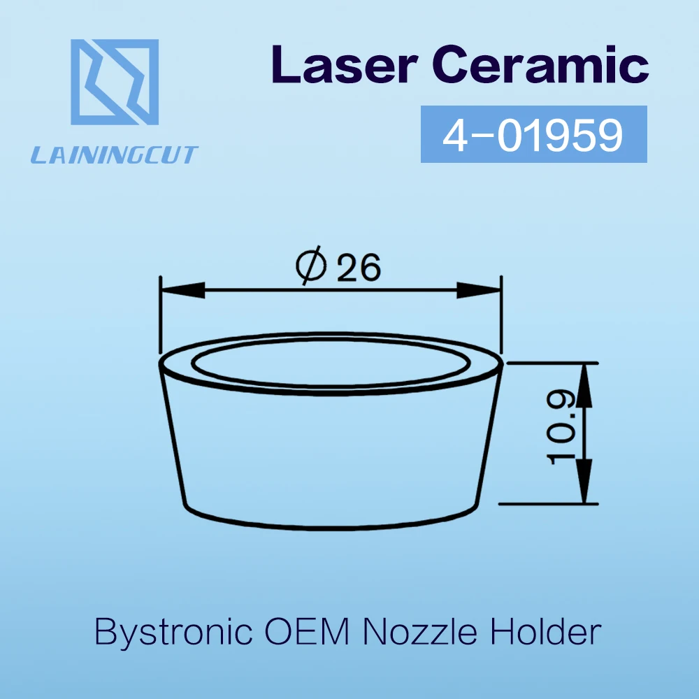 LSKCSH 10 шт./лот OEM bystronic лазерный керамический держатель сопла 4-01959 D26H10.9 для bystronic волоконной лазерной резки головы