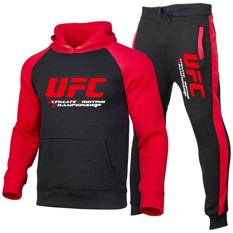 

Hot selling popular brand two-piece thick hoodie sportswear for men and women in autumn and winter 2020