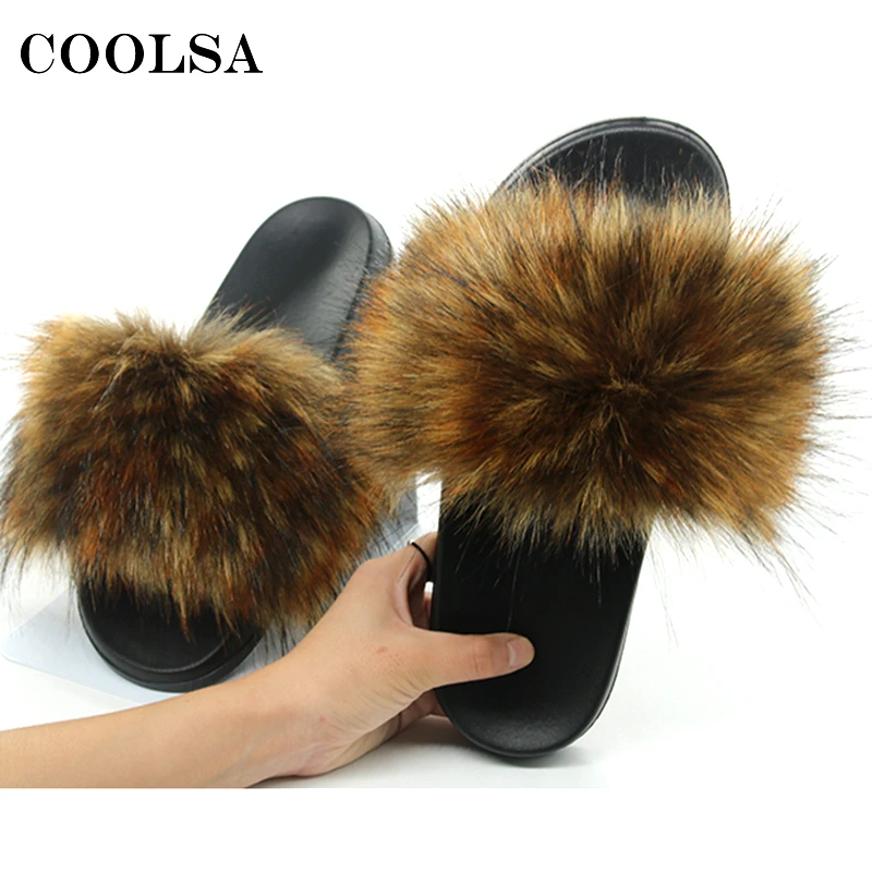 aliexpress fur slippers