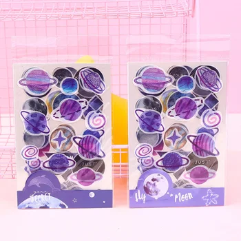 

4pcs/pack Kawaii And Star Sea Decorative Stationary Scrapbooking School Supplies For Decorative Sticker