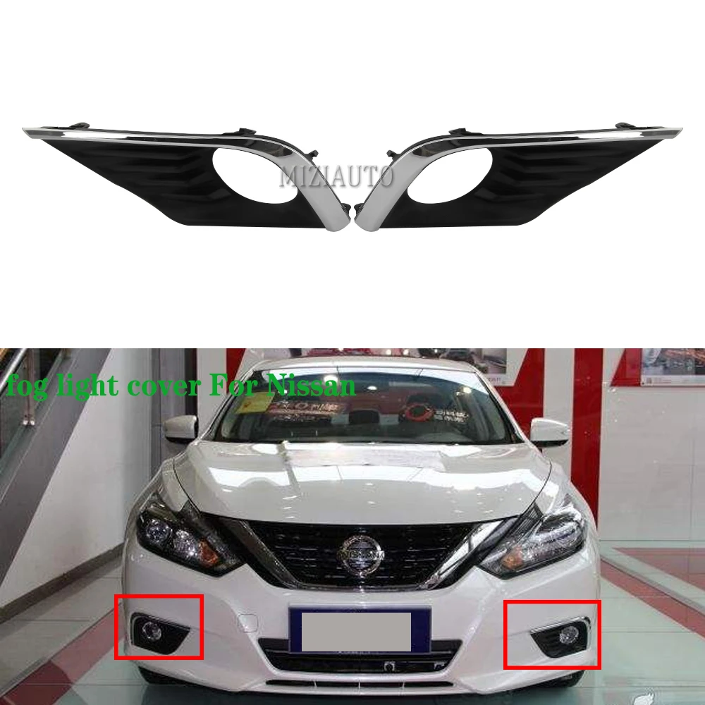 Влево/вправо передние противотуманные фары светильник Накладка для Nissan Teana Altima L33