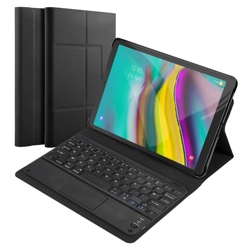 Для Samsung Galaxy Tab S5e 10 5 чехол для клавиатуры с трекпадом испанский французский Bluetooth