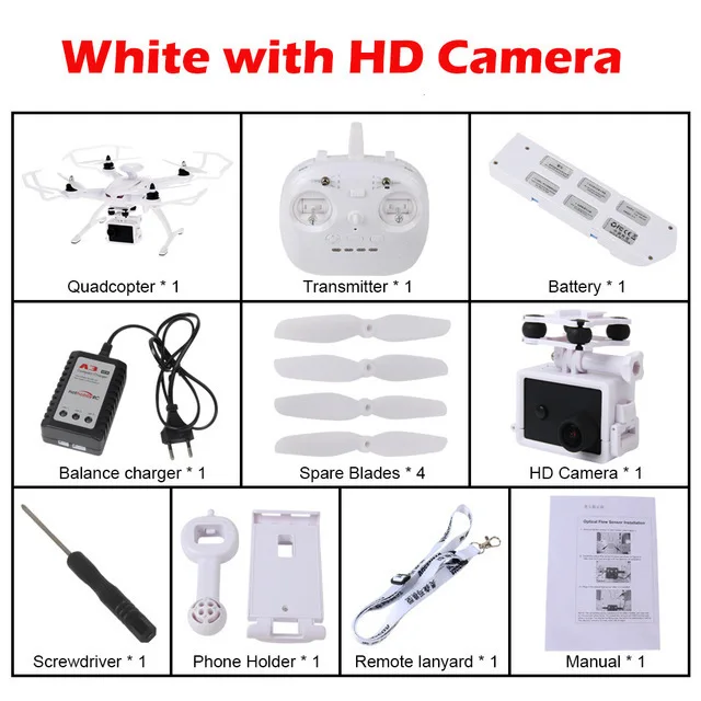 White HD Camera Aosenma Cg035 двойной Gps оптическое расположение Wifi Fpv 6 Axis 1080p Hd камера Rc Квадрокоптер, многороторный вертолёт Радиоуправляемый Дрон - Цвет: White HD Camera