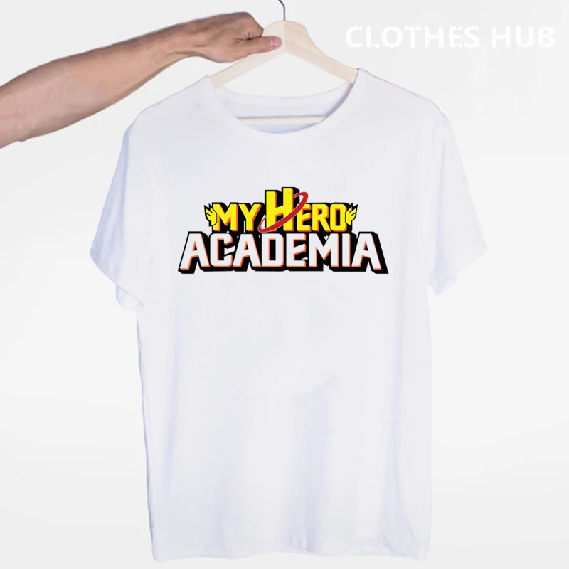 Футболки My Hero Academy, Японское Аниме Boku No Hero Academy для мужчин/женщин, футболка с принтом, Повседневная футболка, футболки