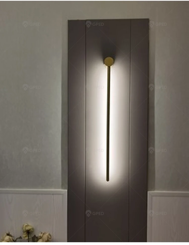 night lamp for bedroom wall LED Wall Lamp 350°Rotation Modern Long Wall Light For Home Bedroom Stairs Living Room Sofa Background Lighting Decoration Lamp bathroom sconce lights
