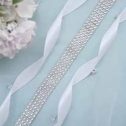 S19-2 Chain Wedding Belt Ladies Sash Bridal Sash Fancy Belts Cocktail Dresses Belt Wedding Accessories for Diamond Belt