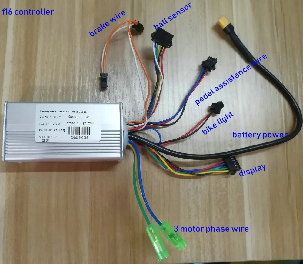 36v250w13A 6mosfet BLDC контроллер мини размер для электрического велосипеда CMSF16 CMSF16 плюс складной велосипед аксессуар с литиевой батареей