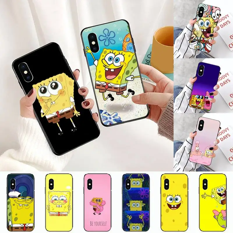 

SpongeBob Best Friend cute fashion Phone Case for iPhone 11 12 pro XS MAX 8 7 6 6S Plus X 5S SE 2020 XR