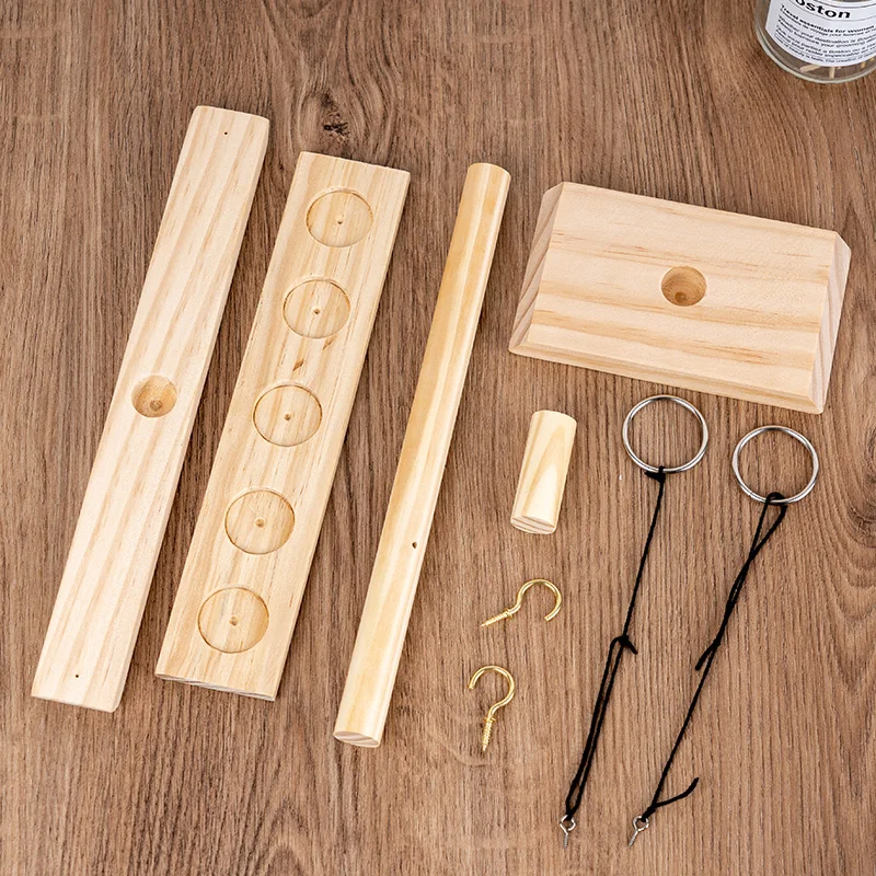 Adult Table Games Wooden Ring Toss Game Drinking Game Toy Toss Hook Board Montessori Toys For Children Adults Party Brain Game 4