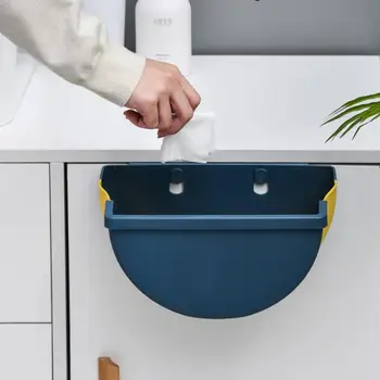 

Kitchen Cabinet Door Hanging Trash Garbage Trash Bin Can Rubbish Container Car Storage Boxes Cupboard Hanging Garbage Organizer