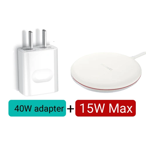 15W add Adapter Оригинальное Беспроводное зарядное устройство huawei 27 Вт 15 Вт Быстрая зарядка huawei SuperChargeFor huawei mate 30 Pro iPhone X samsung S10 - Тип штекера: 15W add Adapter