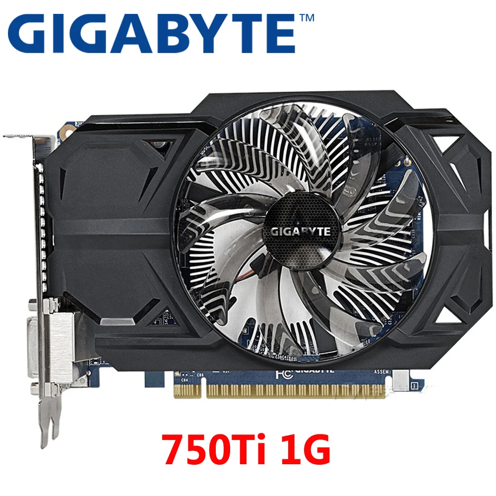 GIGABYTE GTX 750Ti 1GB karta graficzna 128Bit GDDR5 karty wideo dla ...