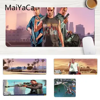 

MaiYaCa Boy Gift Pad GTA 5 Unique Desktop Pad Game Mousepad Laptop Gaming Lockedge Mice Mousepad Gaming Mouse Pad