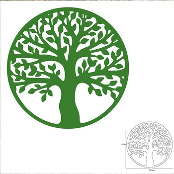 

Tree Shape Circle Farme Metal Cutting Dies Stencil for dies Scrapbooking Card Album Paper Embossing Die Cut Craft dies new 2020