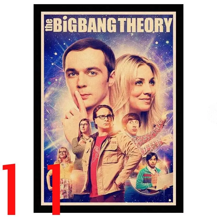 Идеальный JLThe Big Bang Theory Young Sheldon винтажные Плакаты для дома/бара/гостиной Декор из крафт-бумаги высокого качества плакат HBA46 - Цвет: Цвет: желтый