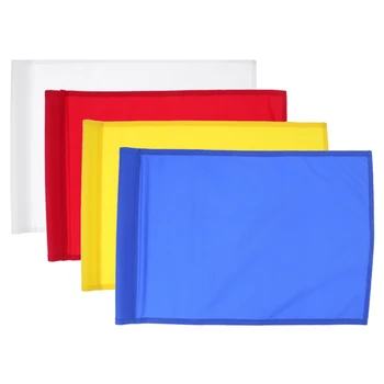 

4pcs Golf Flags Standard Nylon Training Golf Putting Green Flag Replacement Golf Target Flags for Outdoor Backyard Golf Practice