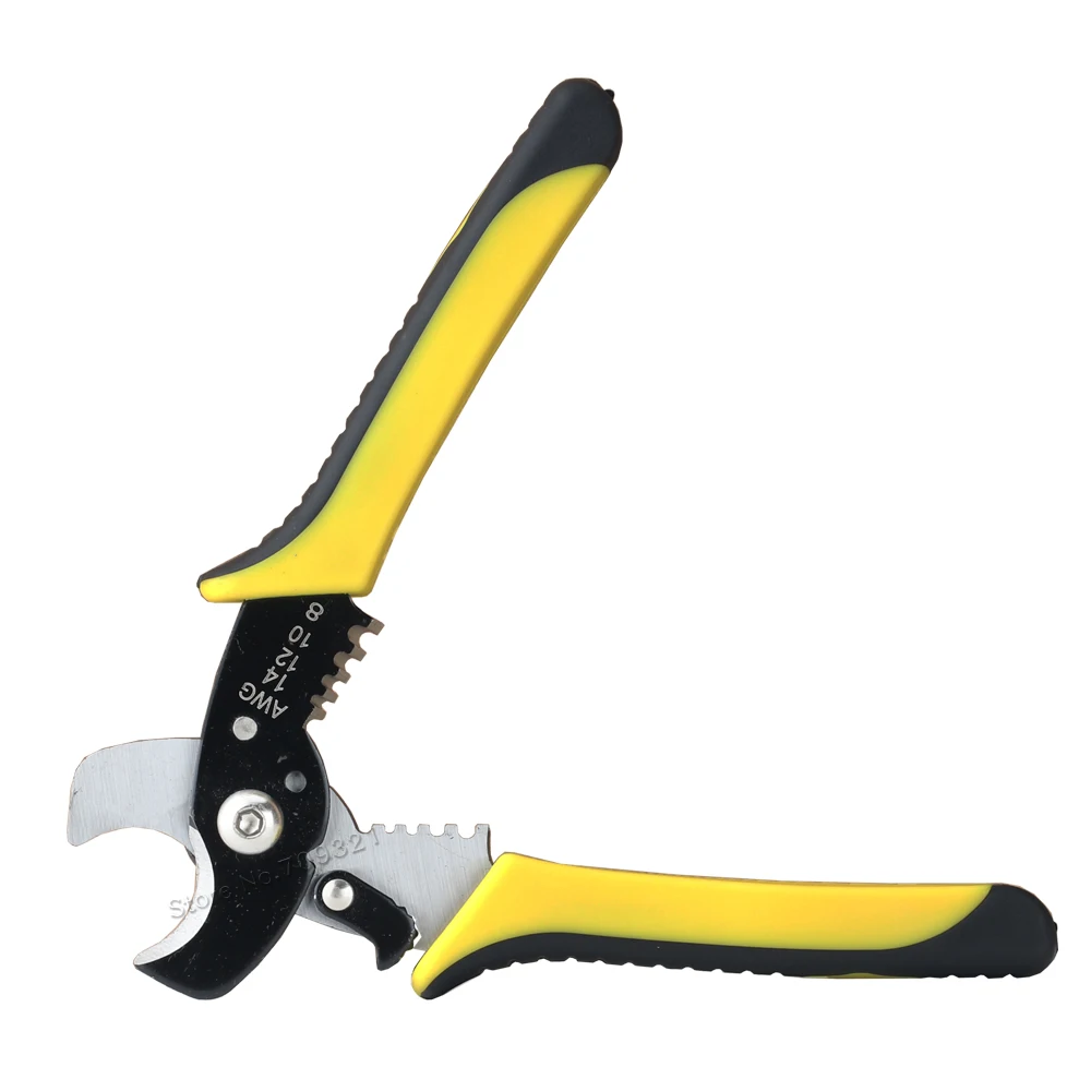 Wire Stripper 2.5-10mm2 14-8AWG Stripping Pliers 35mm2 Cable Cutter Plier Multi-tool Electric Hand Tools 4