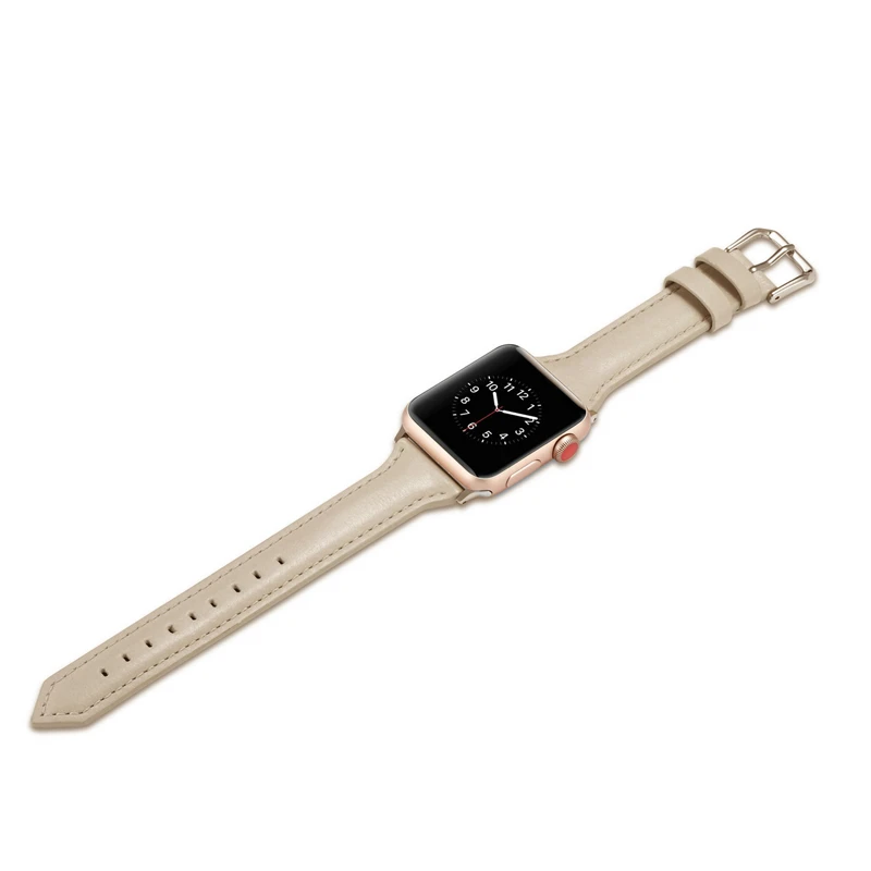 Ремешок для Apple watch band 4 5 3 44 мм 40 мм correa iwatch band 42 мм 38 мм ремешок для часов кожаный браслет ремень аксессуары для Apple watch