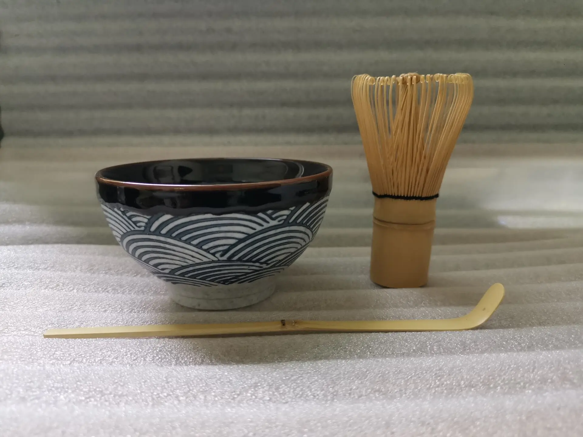 Matcha In Ceramica Set Matcha In Bambù Naturale Frusta Matcha Matcha Ciotola Frusta Set Da Tè Giapponese