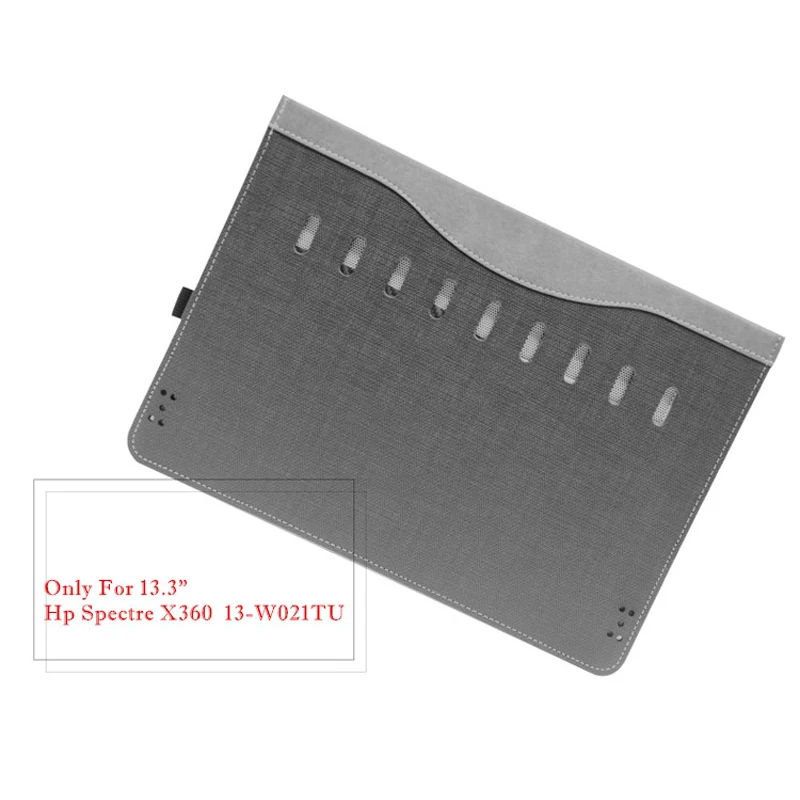 Из искусственной кожи съемный чехол Folio Stand Жесткий Чехол для ноутбука HP Spectre x360 13 3
