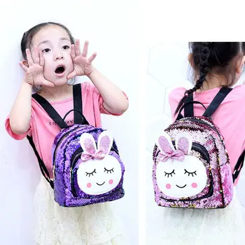 

Kids Childrens Small Backpack Toddlers Character Rucksack Lunch School Bag Sequin Backpack Hot /BY